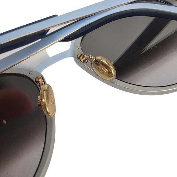 Christian DiorSun Sunglasses Dior Diorsun Frame Blue Silver Retro main image 8